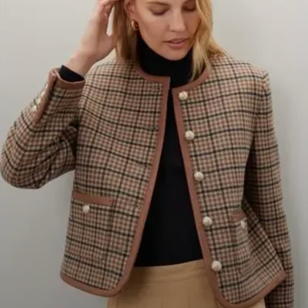 Dunst Women's Jacket with Brown Accents
